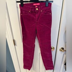 Women's Corduroy Jeans in Rich Burgundy